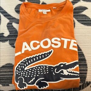 Lacoste Orange Graphic T-Shirt